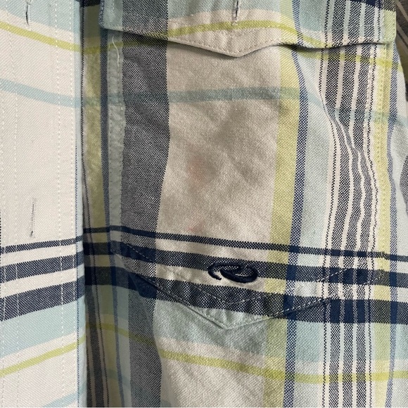 VTG Roper‎ Long Sleeve Button Up Shirt Medium Western Cowboy Rodeo Plaid - Picture 4 of 5